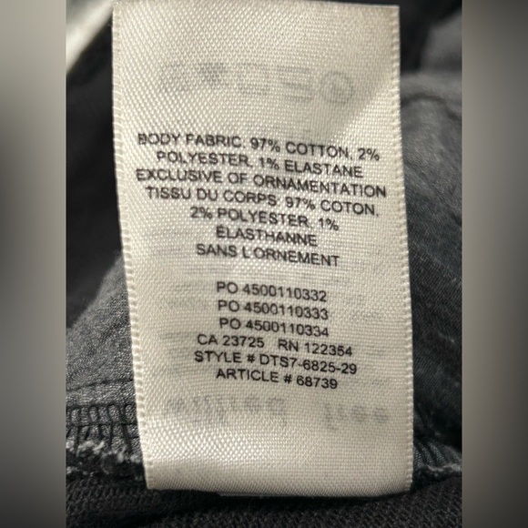 12- Size 00 medium Wilfred Free black cargo pants high-rise waist cargo pockets - Picture 8 of 10